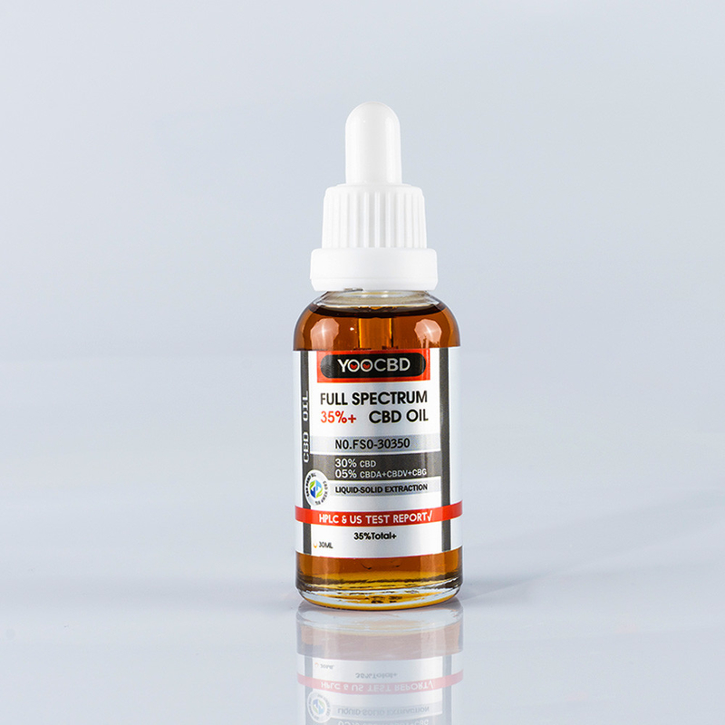 Antidepressant Natural Hemp Extract Oil Organic Cannabidiol Oil For Pain 1250mg